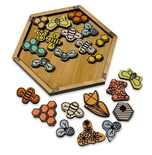 Bumble Jumble - Spatial Reasoning Honeycomb Hive Puzzle