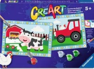 CreArt by Ravensburger ~  Paint-by-Number Farm