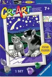 CreArt by Ravensburger ~  Paint-by-Number Moonlight Friends