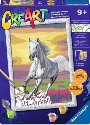 CreArt by Ravensburger ~  Paint-by-Number Horse at Sunset