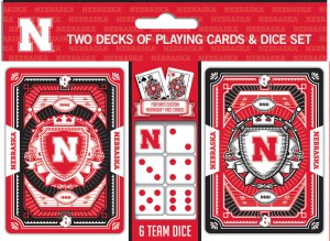 Nebraska Playing Cards - 2 Decks & Dice