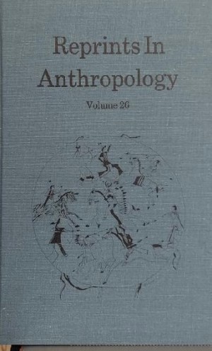 Reprints in Anthropology Volume 26