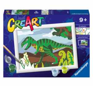 CreArt by Ravensburger ~  Paint-by-Number Roaming Dinosaurs