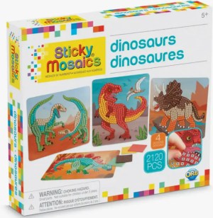 Sticky Mosaic Fun - Dinosaurs