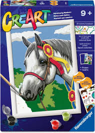 CreArt by Ravensburger ~  Paint-by-Number Show Horse