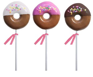 Dipped Confetti Doughnut Lollipops  (Assorted)