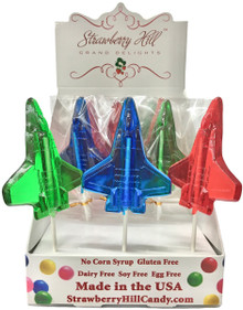 Jet Airplane Lollipops (Assorted Colors)