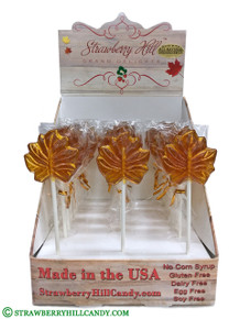 Maple Leaf Lollipops