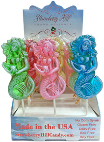 Mermaid Queen Lollipops (Assorted Colors)