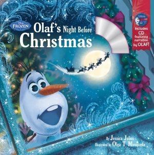 Olaf's Night Before Christmas Book & CD (Disney Frozen) Julius, Jessica and Mosqueda, Olga T.
