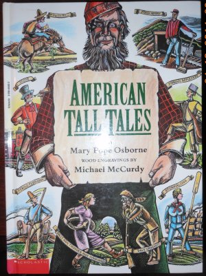 American Tall Tales [Hardcover] mary-pope-osborne-wood-engravings-by-michael-mccurdy