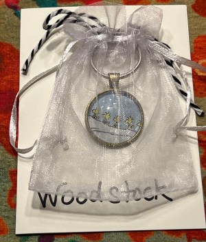Woodstock ~ Keychain with Gift Card