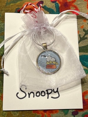 Snoopy  ~ Keychain with Gift Card
