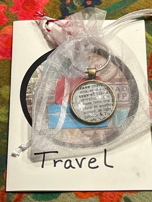 Travel ~ Keychain with Gift Card