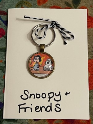 Snoopy's Friends ~ Keychain with Gift Card