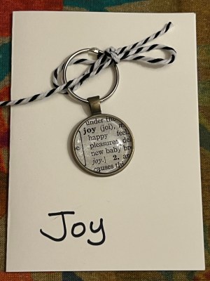 Joy ~ Keychain with Gift Card