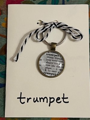 Trumpet ~ Keychain with Gift Card