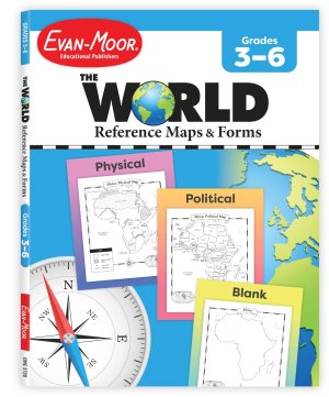 Evan-Moor The World Reference & Map Forms (World & Us Maps) [Paperback] Evan-Moor Educational Publishers