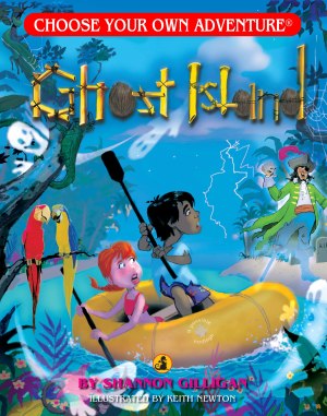 Ghost Island (Choose Your Own Adventure Jr.) [Paperback] Gilligan, Shannon and Newton, Keith