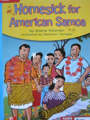 Reading Wonders Leveled Reader Homesick for American Samoa: On-Level Unit 6 Week 5 Grade 4 (ELEMENTARY CORE READING) [Spiral-bound] McGraw Hill