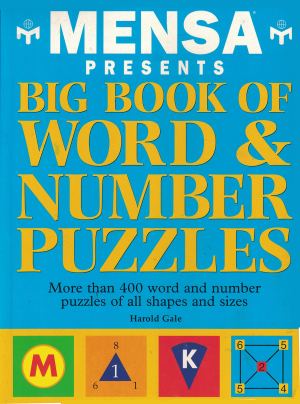 Big Book of Word & Number Puzzles (Mensa) [Paperback] Harold Gale